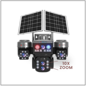 Three Lens 10X Zoom Solar Camera